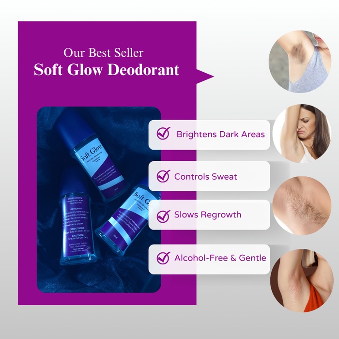 Soft Glow Deodorant | Underarms & Intimate Areas